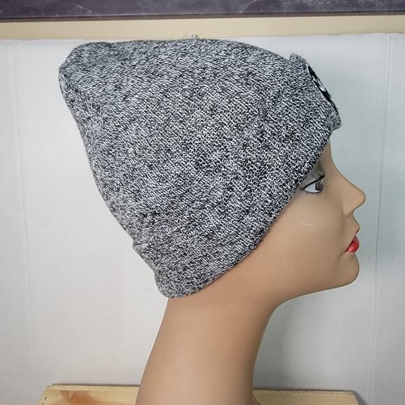 The Walking Dead Dark Grey Knit Beanie w/ DIXON MC Patch - Picture 2 of 5